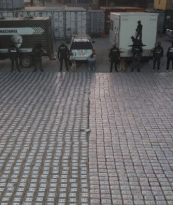 Policía Nacional incauta más de 96.000 kilogramos de droga