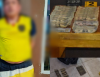 Alias "Finalín" intentó huir, pero la Policía lo alcanzó