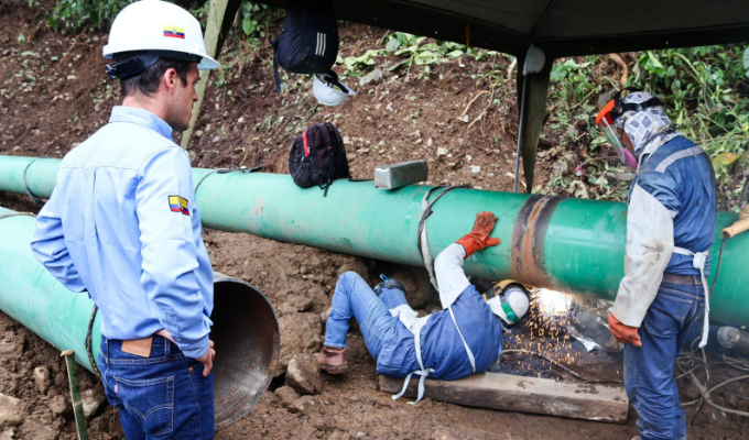 ¡Otra vez parado el OCP por riesgo de rotura en Napo!