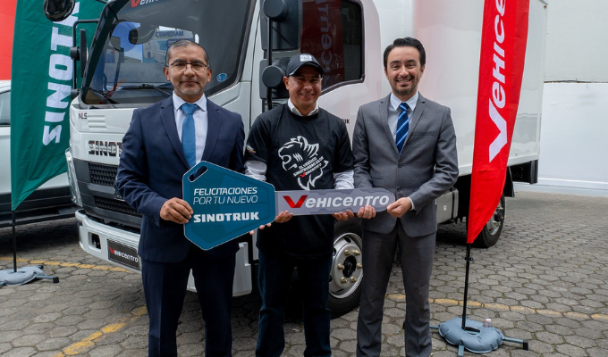 Ganador se lleva un camión Sinotruk en la Ruta de los Tres Juanes