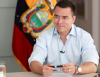 Noboa firmó el reglamento para la Ley de Solidaridad Nacional