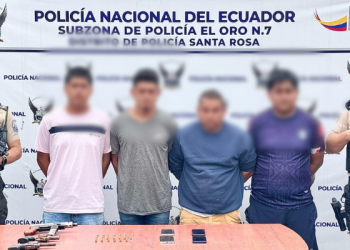 ¡Atrapan a cuatro armados en Santa Rosa!