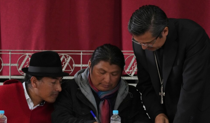 Marlon Vargas fue elegido presidente de la Conaie y promete unidad