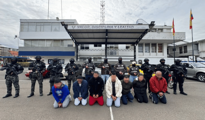 ¡Cayó alias “Oso”! Narcos de Los Lobos fueron atrapados en Cuenca