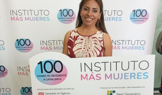Científica de Riobamba brilla entre las 100 Mujeres TIC de Cataluña