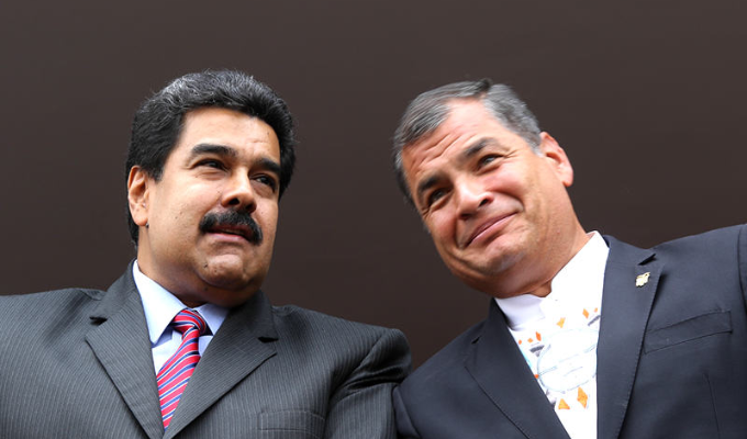 Correa admite que asesora a Maduro y lo llama “bondadoso”