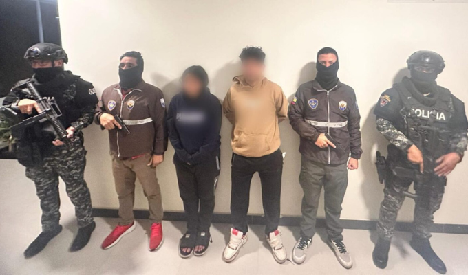 ¡Golpe al microtráfico en Riobamba! Cae pareja con 70 kilos de droga