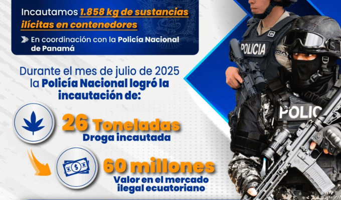 ¡Casi dos toneladas de cocaína fueron incautadas en altamar!