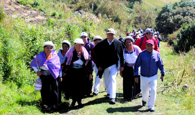 Prefecto de Tungurahua recorre comunidades de Chibuleo y Juan Benigno