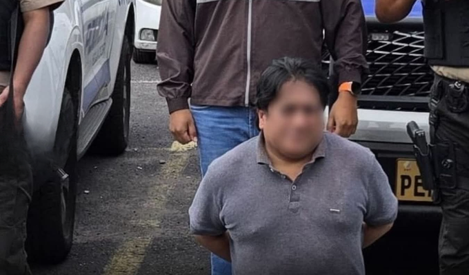 Policía detuvo a Luis F., requerido por violación en Ambato