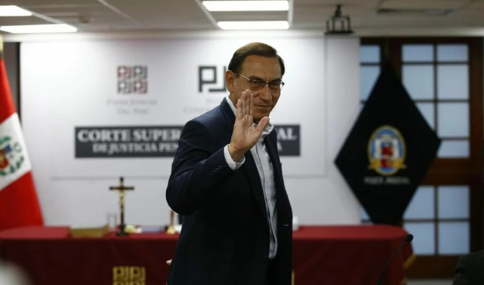 Juez ordenó 5 meses de prisión preventiva para Martín Vizcarra