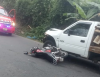 Tragedia en El Carmen: motociclista murió en choque contra camioneta