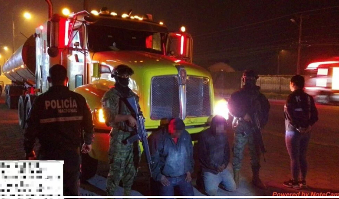 🚛 Ejército decomisa tanquero con diésel en Santo Domingo