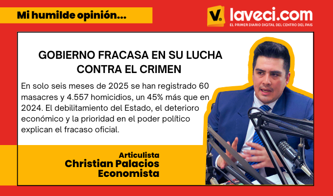 Gobierno fracasa en su lucha contra el crimen