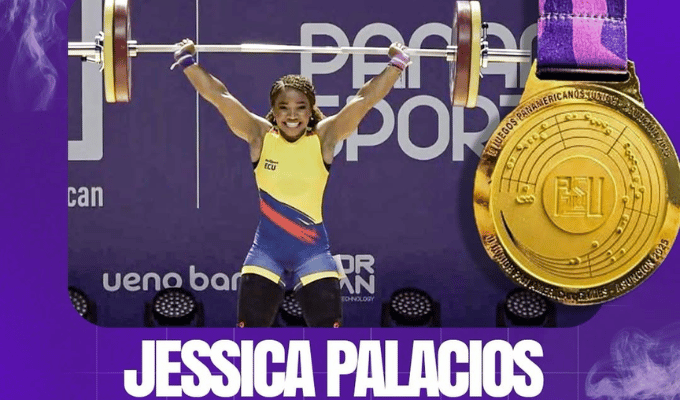Jessica Palacios se cuelga el oro en pesas
