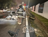 Dos personas murieron calcinadas en incendio de auto en la av. Simón B