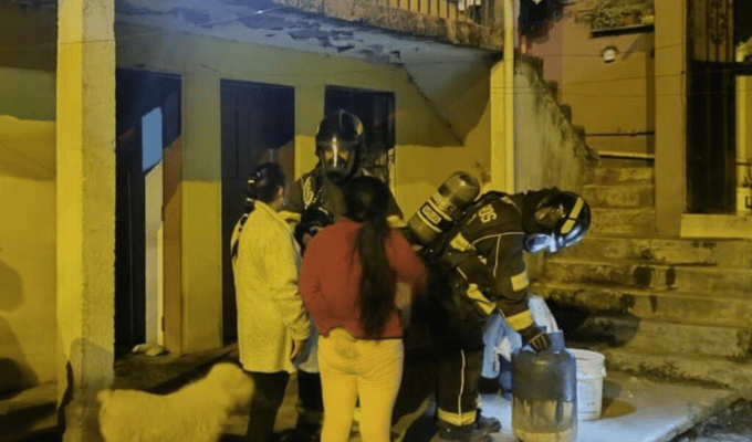 Explosión por fuga de gas en Quito dejó un herido con quemaduras