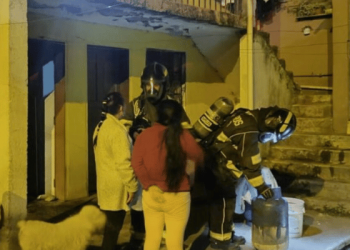 Explosión por fuga de gas en Quito dejó un herido con quemaduras