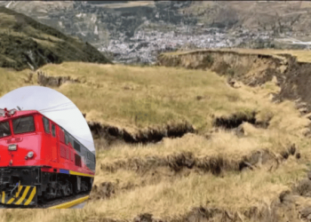 Tren Nariz del Diablo en peligro por movimientos de tierra en Alausi