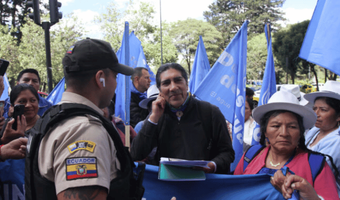 Yaku Pérez acusa a Noboa y a Valbonesi de tráfico de influencias