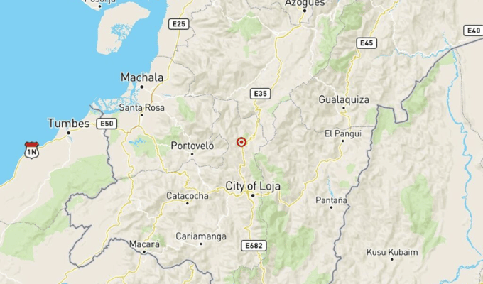 Temblor de 3.5 sacudió El Oro este 27 de agosto