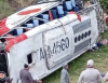 Tragedia en Chimborazo: bus cae 150 metros y deja 9 muertos