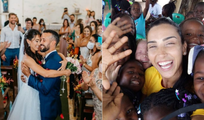 Pareja Cambia Fiesta de Boda por Escuela en África