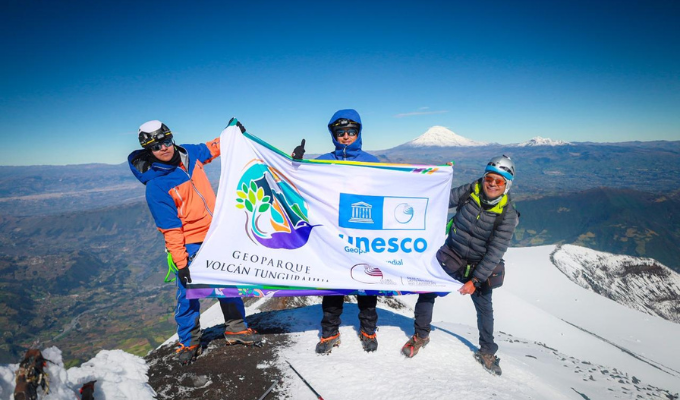 Geoparque Mundial Volcán Tungurahua brilla con sello UNESCO