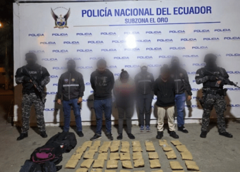 Tres capturados por tráfico de drogas en El Oro