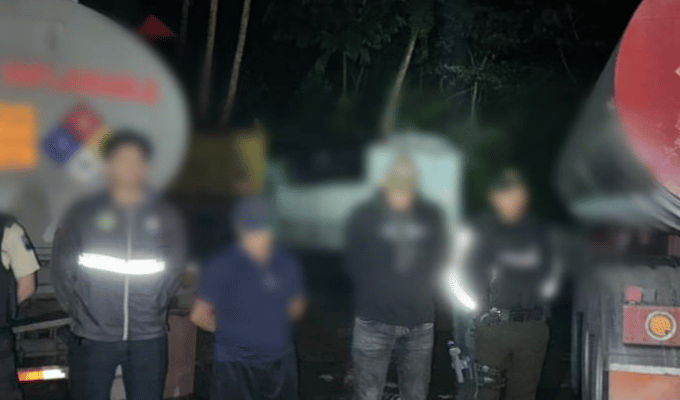 Cayeron dos implicados en tráfico de hidrocarburos en Quijos
