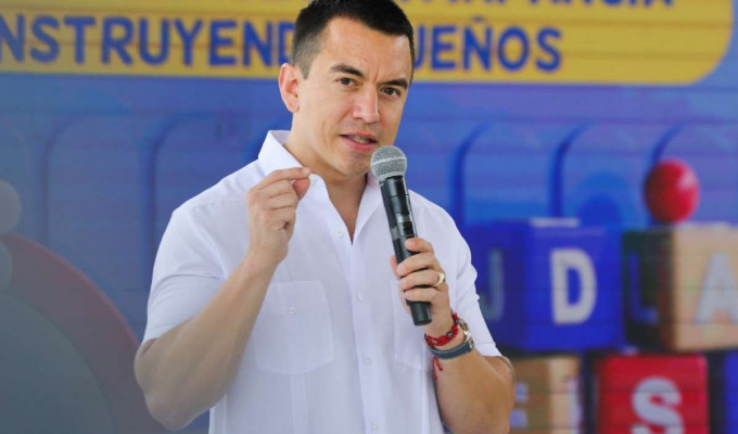 Noboa celebra incautación de USD 300 millones a ‘Comandos de Frontera’