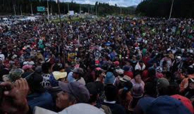 Conaie evalúa paro tras fin del subsidio al diésel