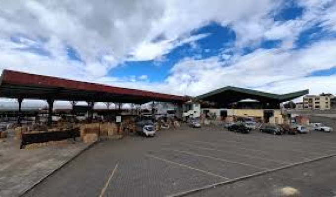 Rumor de paro dejó semivacío el Mayorista de Ambato