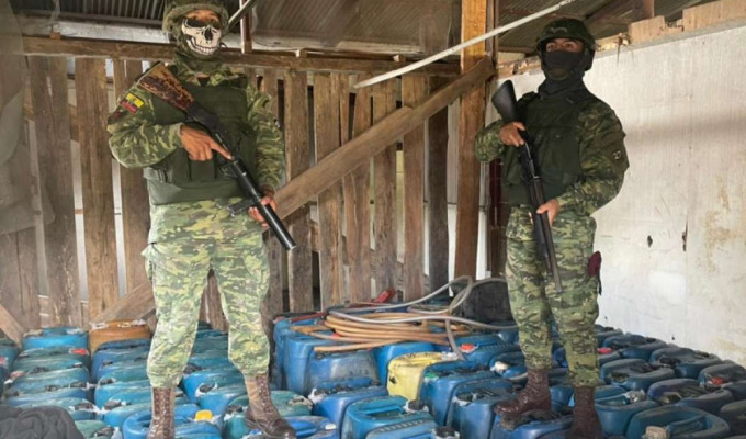 Militares decomisan 1,02 millones de galones de combustible en el 2025