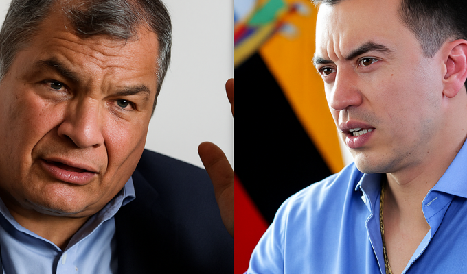 Correa desafió a Noboa: “¡Vamos a la constituyente, pero sin trampas!”