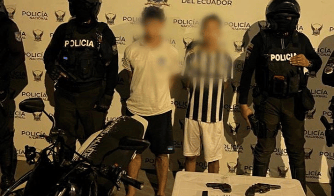 Dos armados cayeron tras enfrentamiento en el sur de Esmeraldas