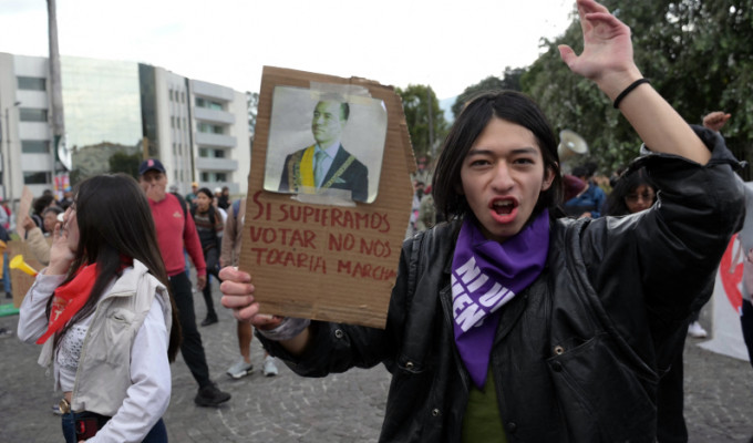 Paro nacional: estudiantes y sindicatos tomaron Quito