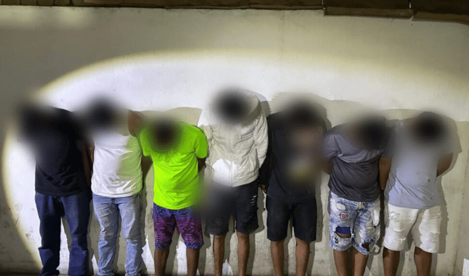 Siete aprehendidos por armas en patrullaje del Guayas