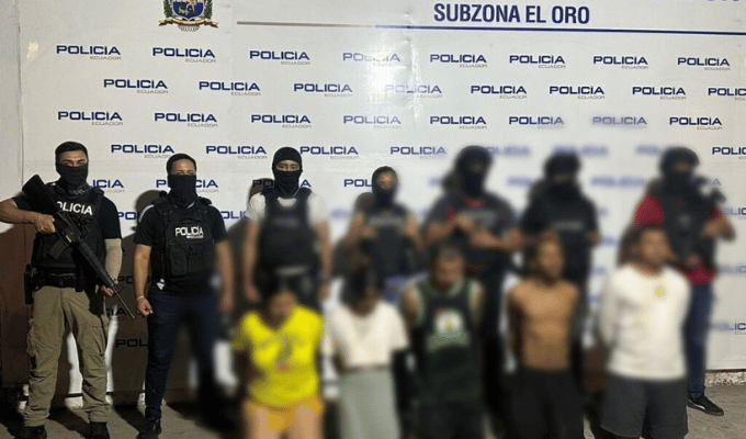 Caen cinco de “Los Lobos Espejo” por extorsión en El Oro