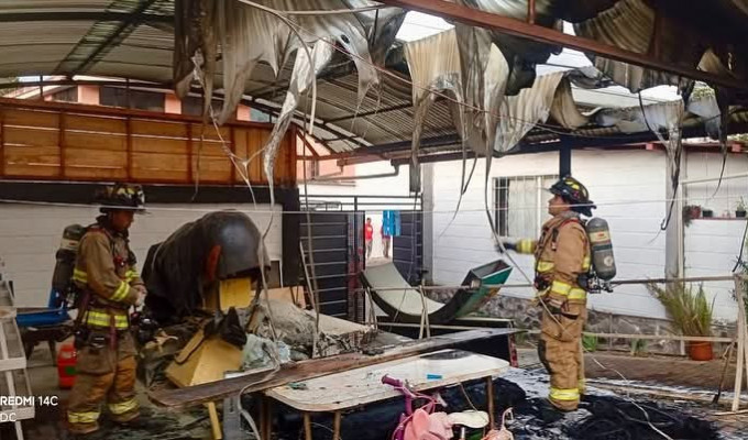 Vecinos valientes y bomberos listos evitaron una tragedia en El Salado
