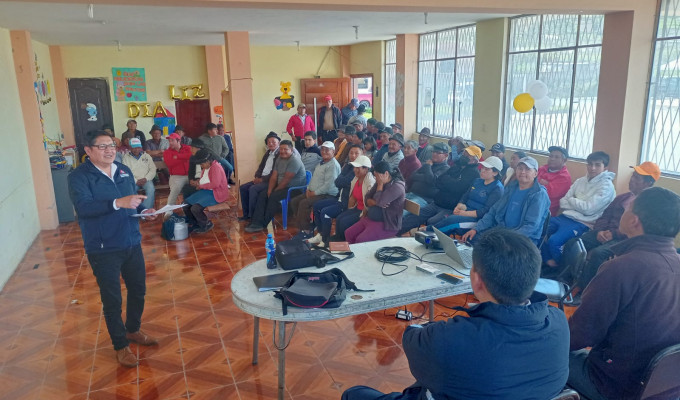 Arrancó el diagnóstico para un sistema de riego en Chumaqui