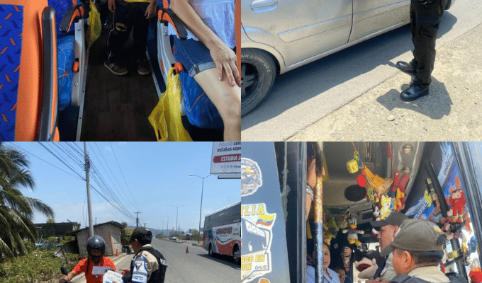 Paquito Policía se sube a los buses para frenar accidentes