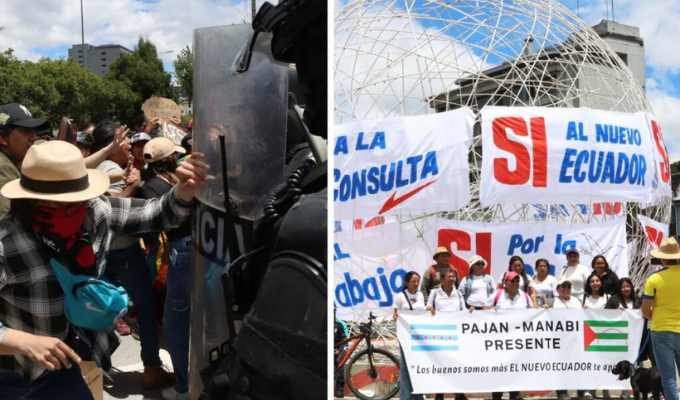 Quito entre la fiesta por la paz y los bloqueos contra el Gobierno