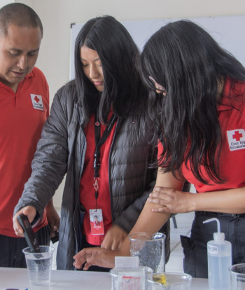 Patate: Cruz Roja cerró plan de emergencia con capacitación WASH