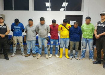 Cayeron siete por presunta minería ilegal en Macará