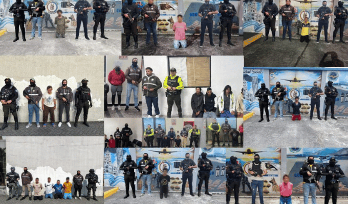 15 aprehendidos y droga incautada en seis distritos