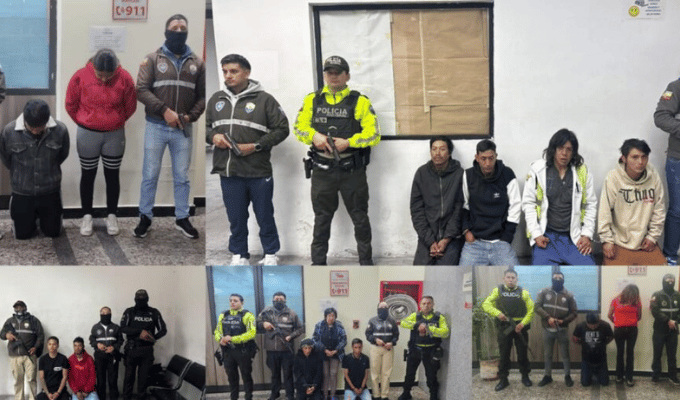 23 operaciones antidrogas sacudieron Quito: 37 aprehendidos