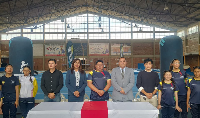 Gimnastas de Tungurahua viajarán a la Copa Santo Domingo Classic 2025