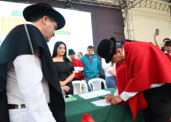 ¡Se firmó el pacto agro en Tungurahua!