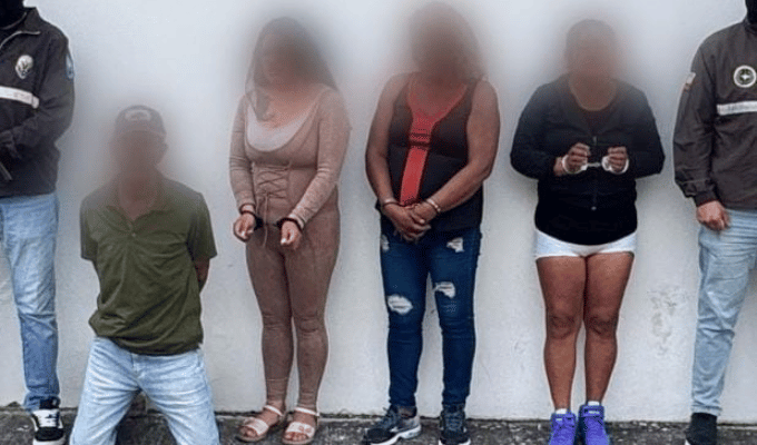 Tungurahua: cayeron cinco por tráfico ilícito de droga